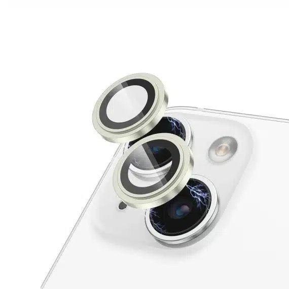 Lito - Προστατευτικό Γυαλί Κάμερας S+ - iPhone 15 / 15 Plus - Κίτρινο