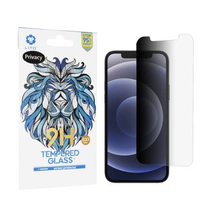 Lito - 2.5D Classic Glass - iPhone 12 / 12 Pro - Ιδιωτικότητα
