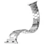 Techsuit - Watchband (W036) - Apple Watch 1/2/3/4/5/6/7/8/9/10/SE/SE 2 (38/40/41/42mm) - Silver - Image 3