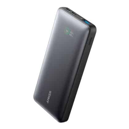 Anker - Power Bank PowerCore 533 (A1249G11) - 2x USB-C, USB, Ψηφιακή Οθόνη, 10000mAh, 25W - Μαύρο