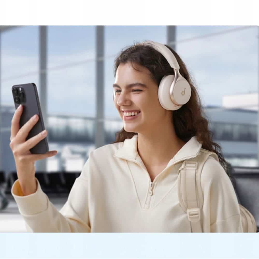 Anker - Ασύρματα Ακουστικά SoundCore Space One (A3035G21) - Bluetooth 5.3, Ενεργή Ακύρωση Θορύβου, Hi-Res - Λευκό - Image 6