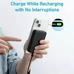 Anker - Power Bank 321 (A1616G11) - MagSafe, Type-C, για iPhone, 5000mAh - Μαύρο - Image 6