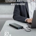 Anker - Power Bank PowerCore III Elite (A1291H11) - 2x Type-C, 2x USB, 25600mAh, 87W - Μαύρο - Image 5