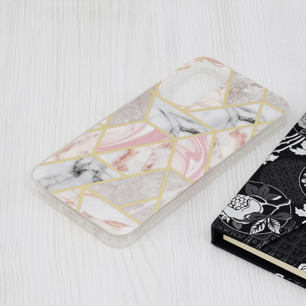 Techsuit Marble Series - Samsung Galaxy A25 - Ροζ - Image 5