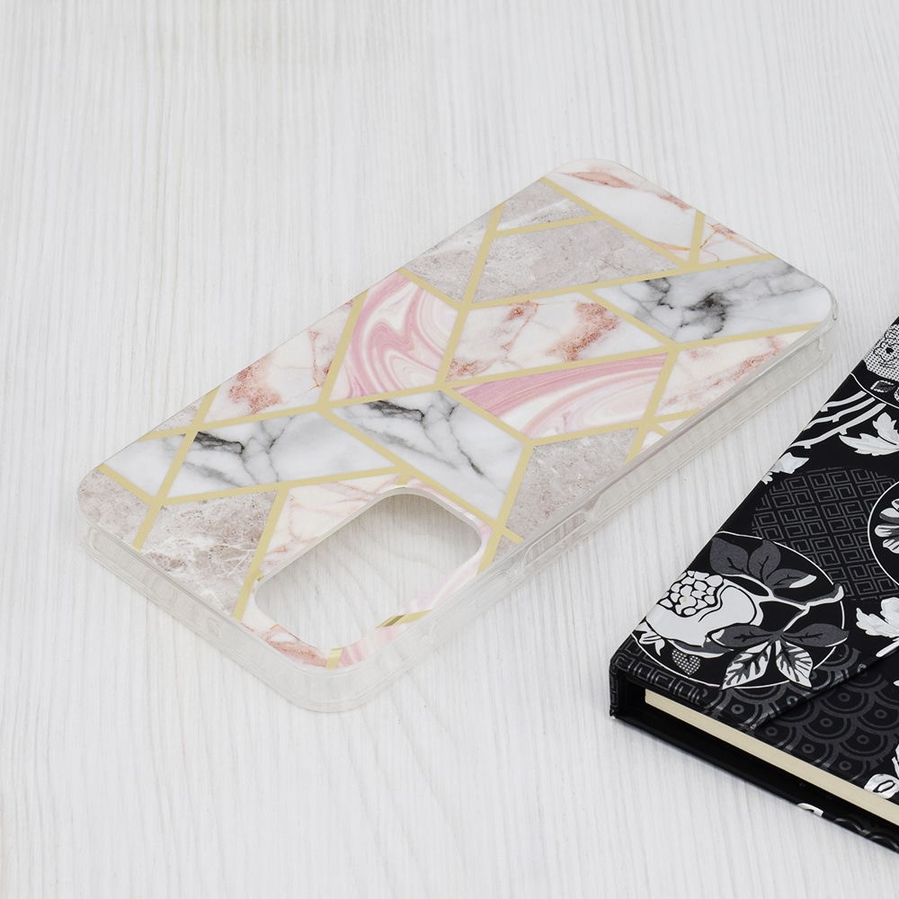 Techsuit Marble Series - Samsung Galaxy A25 - Ροζ - Image 4