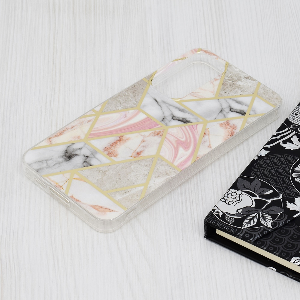 Techsuit Marble Series - Samsung Galaxy A55 - Ροζ - Image 4