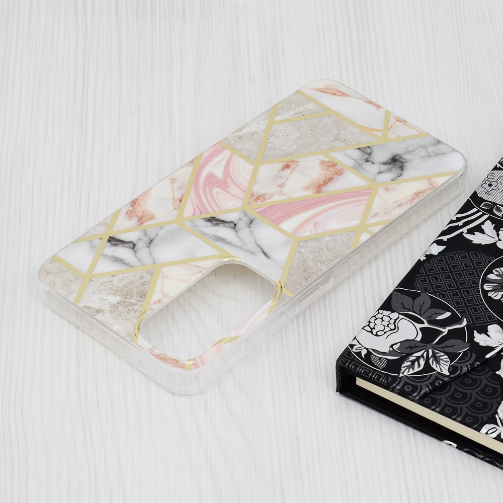 Techsuit Marble Series - Samsung Galaxy A55 - Ροζ - Image 3