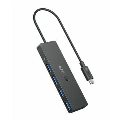 Anker - Docking Station (A8309G11) - Type-C σε 4x USB, 5Gbps, Plug-and-Play, 20cm - Μαύρο