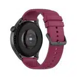 Techsuit - Watchband 22mm (W001) - Samsung Galaxy Watch (46mm)/Watch 3/Gear S3, Huawei Watch GT/GT 2/GT 3 (46mm) - Dark Red - Image 6