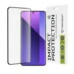 Techsuit - 111D Full Cover / Full Glue Glass / 3D Curved - Xiaomi Redmi Note 13 Pro+ 5G / Note 14 Pro 5G / Note 14 Pro+ 5G / Poco X7 - Black - Image 2