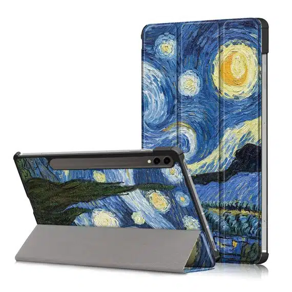 Techsuit - FoldPro - Samsung Galaxy Tab S9 Plus / S9 FE Plus / S10 Plus / S10 FE Plus - Starry Night