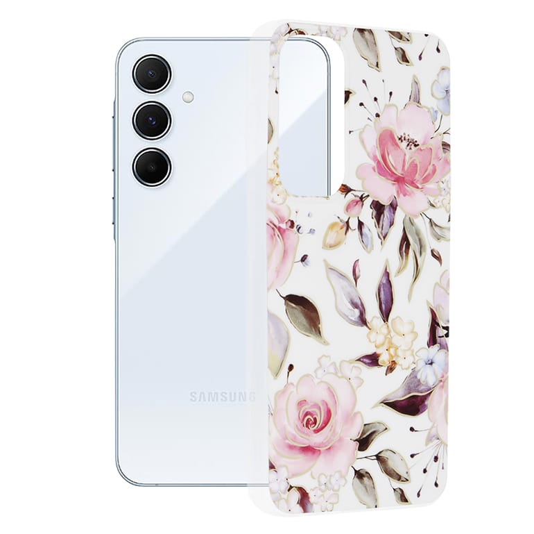 Techsuit Marble Series - Samsung Galaxy A55 - Λευκό - Image 7