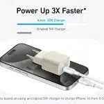 Anker - Φορτιστής τοίχου Nano 4 (A2337G21) - Type-C, 30W, PowerIQ 3.0 - Λευκό - Image 4