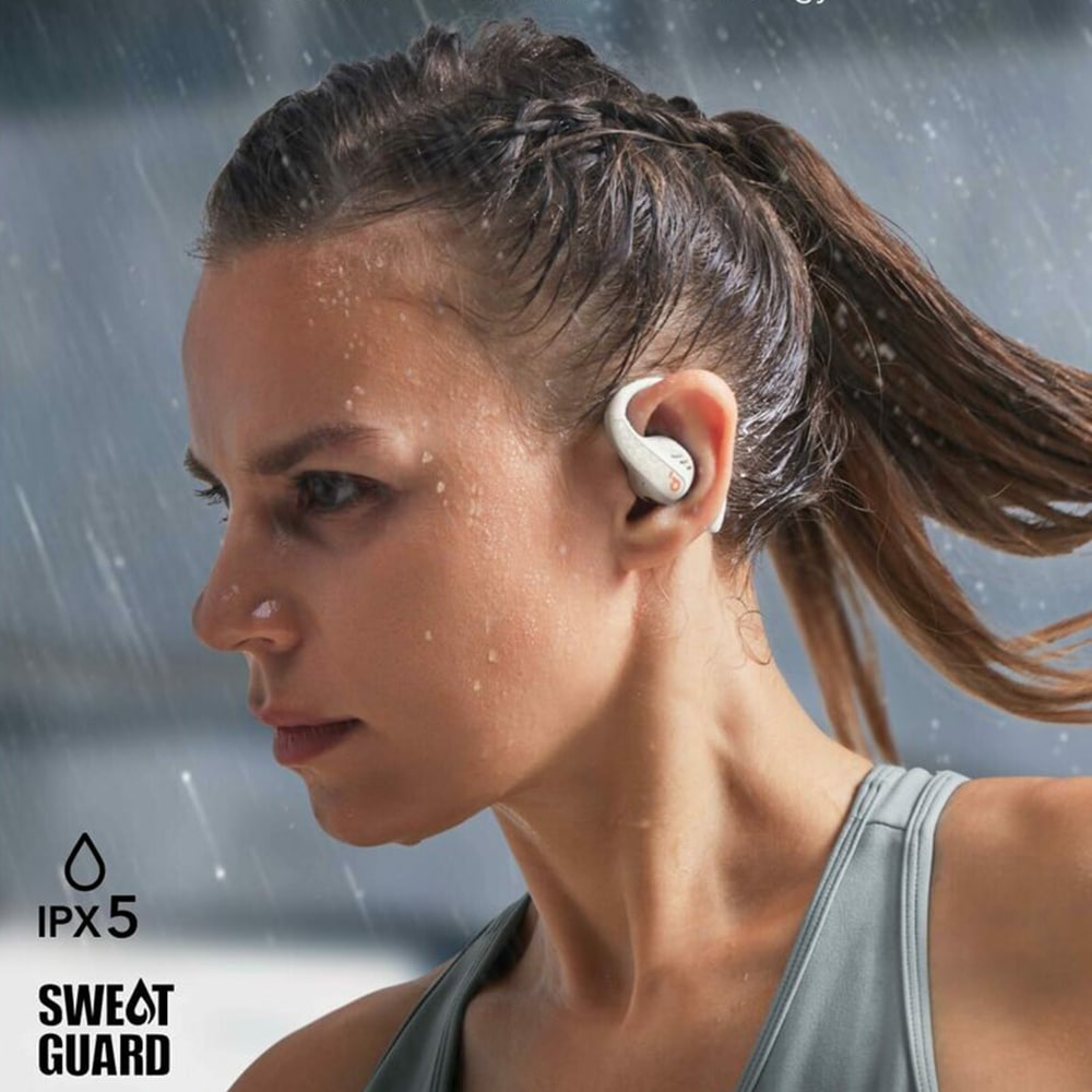 Anker - Ασύρματα Ακουστικά SoundCore AeroFit Pro (A3871G21) - για Αθλητισμό, Bluetooth, Αδιάβροχα - Λευκό - Image 5