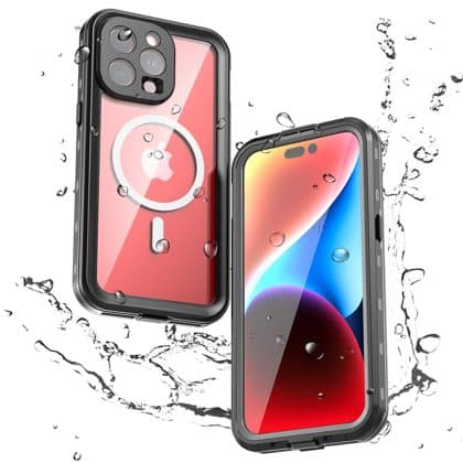 ShellBox - Αδιάβροχη Θήκη MagSafe IP68 - iPhone 15 Pro Max - Μαύρο