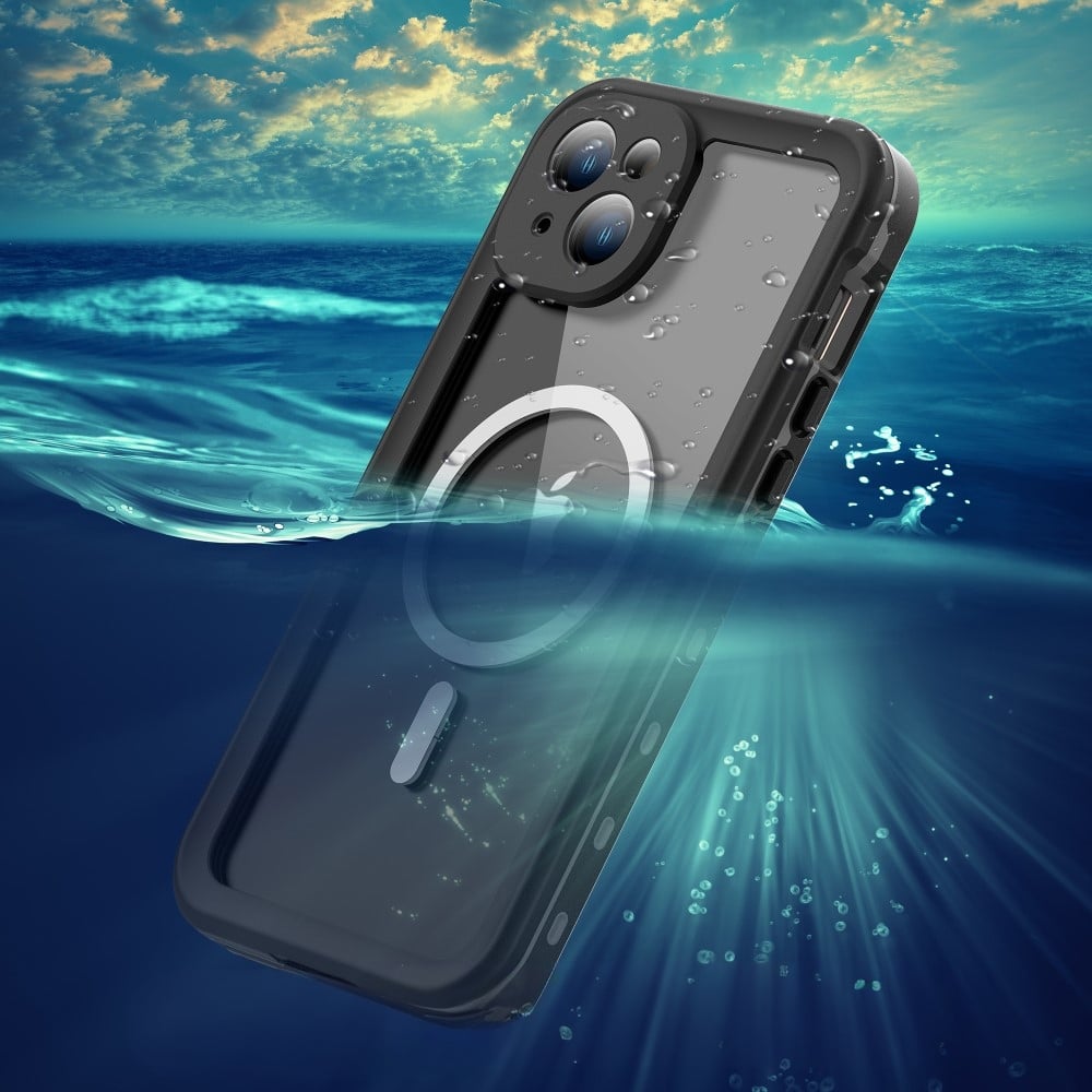 ShellBox - Αδιάβροχη Θήκη IP68 MagSafe - iPhone 15 Plus - Μαύρο - Image 2
