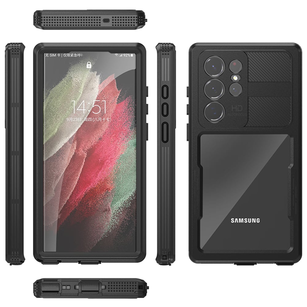 ShellBox - Αδιάβροχη Θήκη IP68 - Samsung Galaxy S23 Ultra - Μαύρο - Image 3