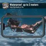 ShellBox - Αδιάβροχη Θήκη IP68 - iPhone 14 - Μαύρο - Image 2