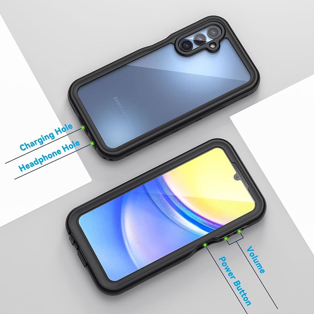 ShellBox - Αδιάβροχη Θήκη IP68 - Samsung Galaxy A15 4G / A15 5G - Μαύρο - Image 2