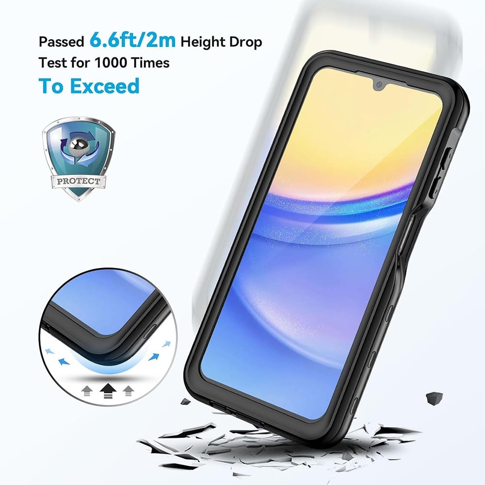 ShellBox - Αδιάβροχη Θήκη IP68 - Samsung Galaxy A15 4G / A15 5G - Μαύρο - Image 3