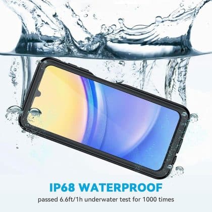 ShellBox - Αδιάβροχη Θήκη IP68 - Samsung Galaxy A15 4G / A15 5G - Μαύρο