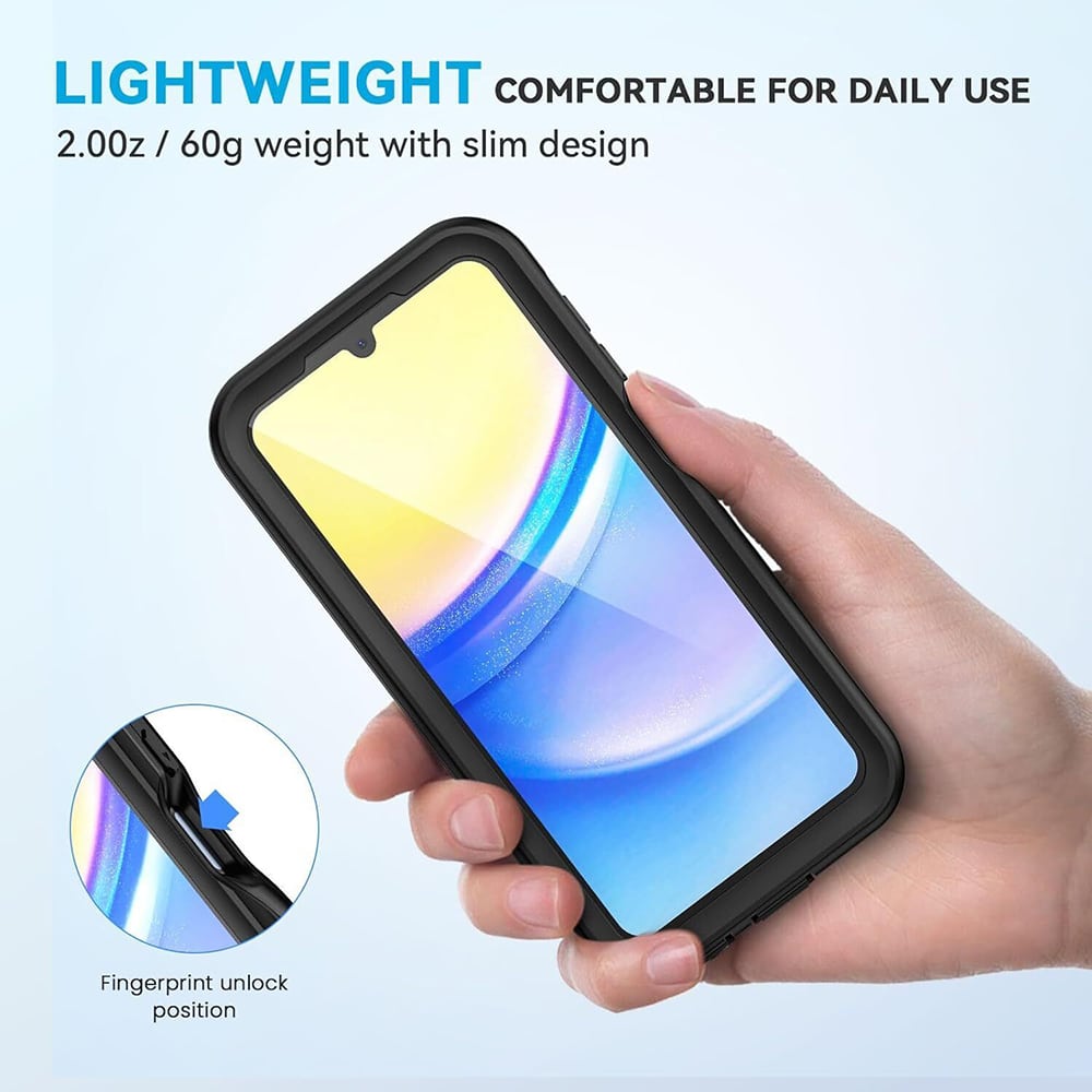 ShellBox - Αδιάβροχη Θήκη IP68 - Samsung Galaxy A15 4G / A15 5G - Μαύρο - Image 4