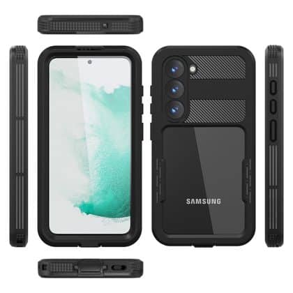 ShellBox - Αδιάβροχη Θήκη IP68 - Samsung Galaxy S23 - Μαύρο