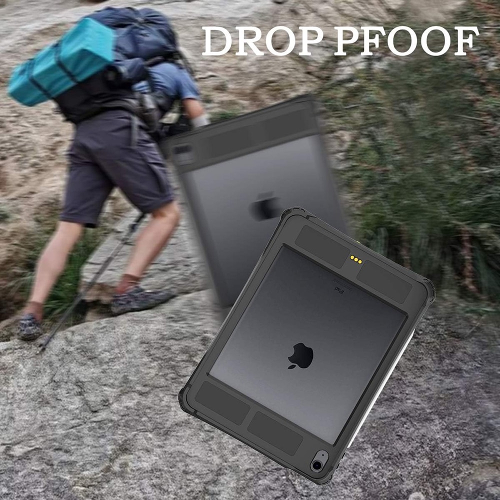 ShellBox - Αδιάβροχη IP68 - iPad Air 4 (2020) / Air 5 (2022) - Μαύρη - Image 4