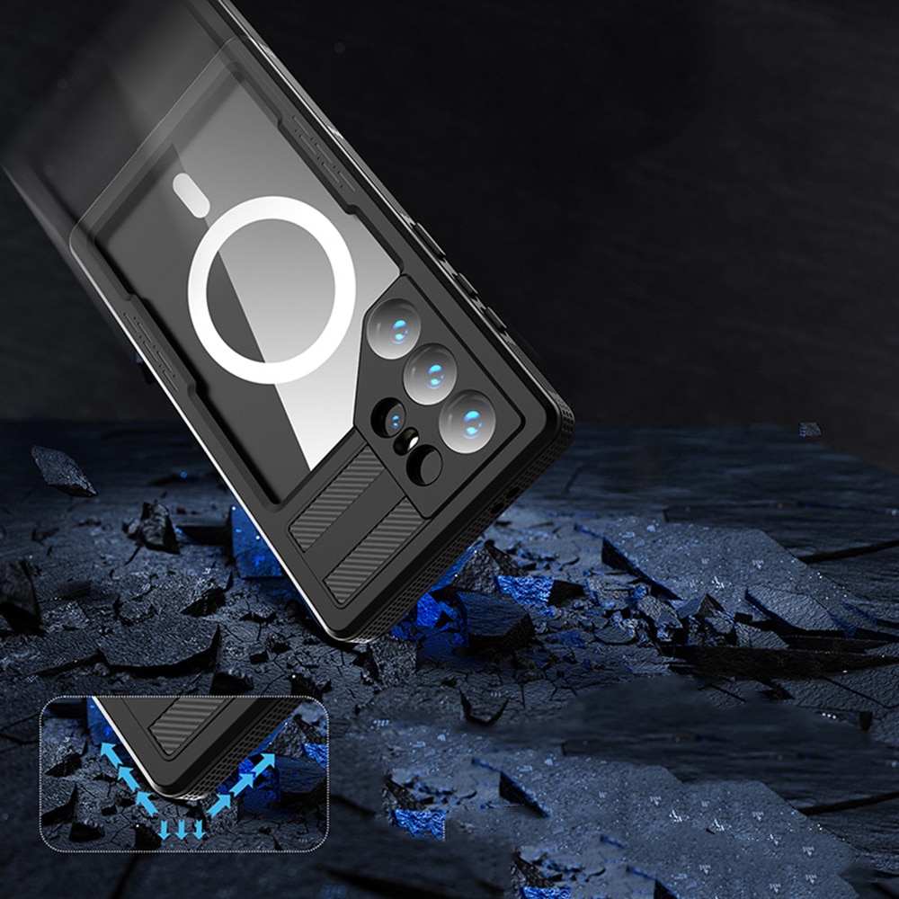 ShellBox - Αδιάβροχη Θήκη IP68 - Samsung Galaxy S24 Ultra - Μαύρο - Image 3
