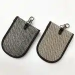 Techsuit - RFID Αντικλεπτικό (AF1) - για Κάρτες & Κλειδιά, Αδιάβροχο Δέρμα, Μεταλλική Υβριδική Ίνα, Αποκλειστής EMF, 12.5x9 - Γκρι - Image 7