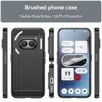 Techsuit Carbon Silicone - θήκη για Nothing Phone (2a) - Μαύρο - Image 4