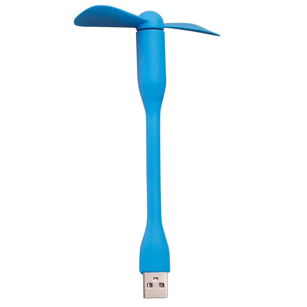 Techsuit - Μίνι Ανεμιστήρας USB (TUF1) - Φορητός, Ευέλικτος, Καμπύλος, 5V - Μπλε - Image 3