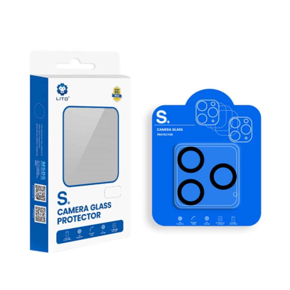 Lito - Προστατευτικό Γυαλί Κάμερας S+ - iPhone 14 / 14 Plus - Μαύρο/Διάφανο - Image 7