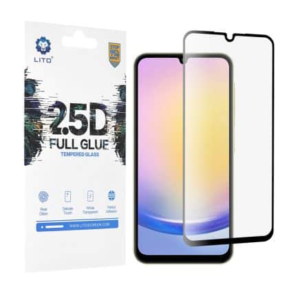 Lito - 2.5D FullGlue Γυαλί - Samsung Galaxy A25 5G - Μαύρο