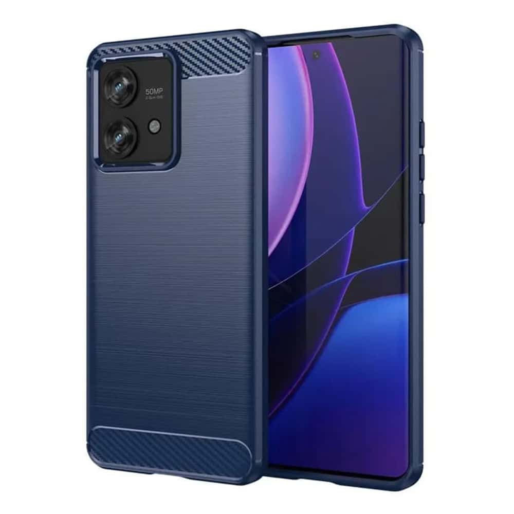 Techsuit - Carbon Silicone - Motorola Edge 40 Neo - Μπλε - Image 3