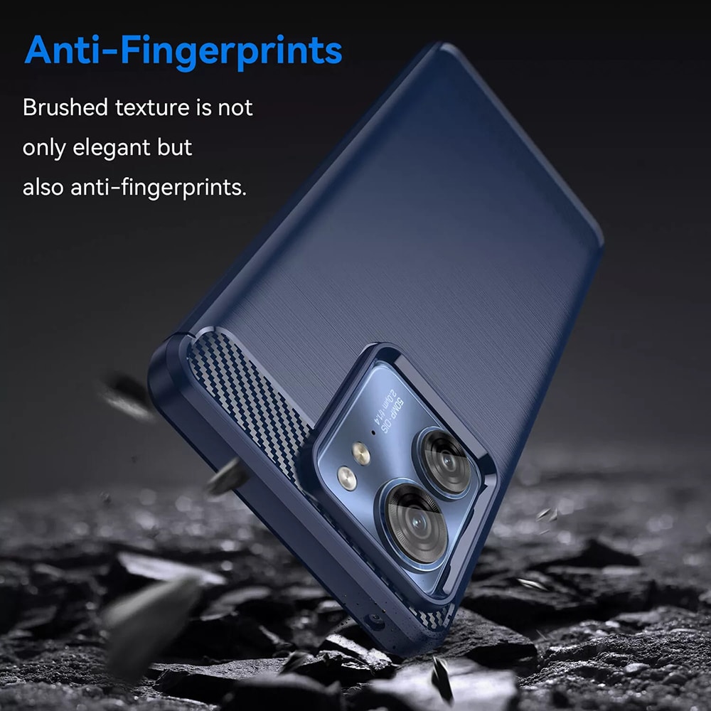 Techsuit - Carbon Silicone - Motorola Edge 40 Neo - Μπλε - Image 6