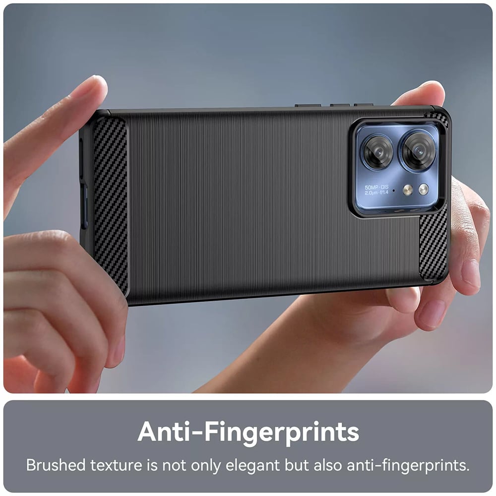 Techsuit - Carbon Silicone - Motorola Edge 40 Neo - Μπλε - Image 7