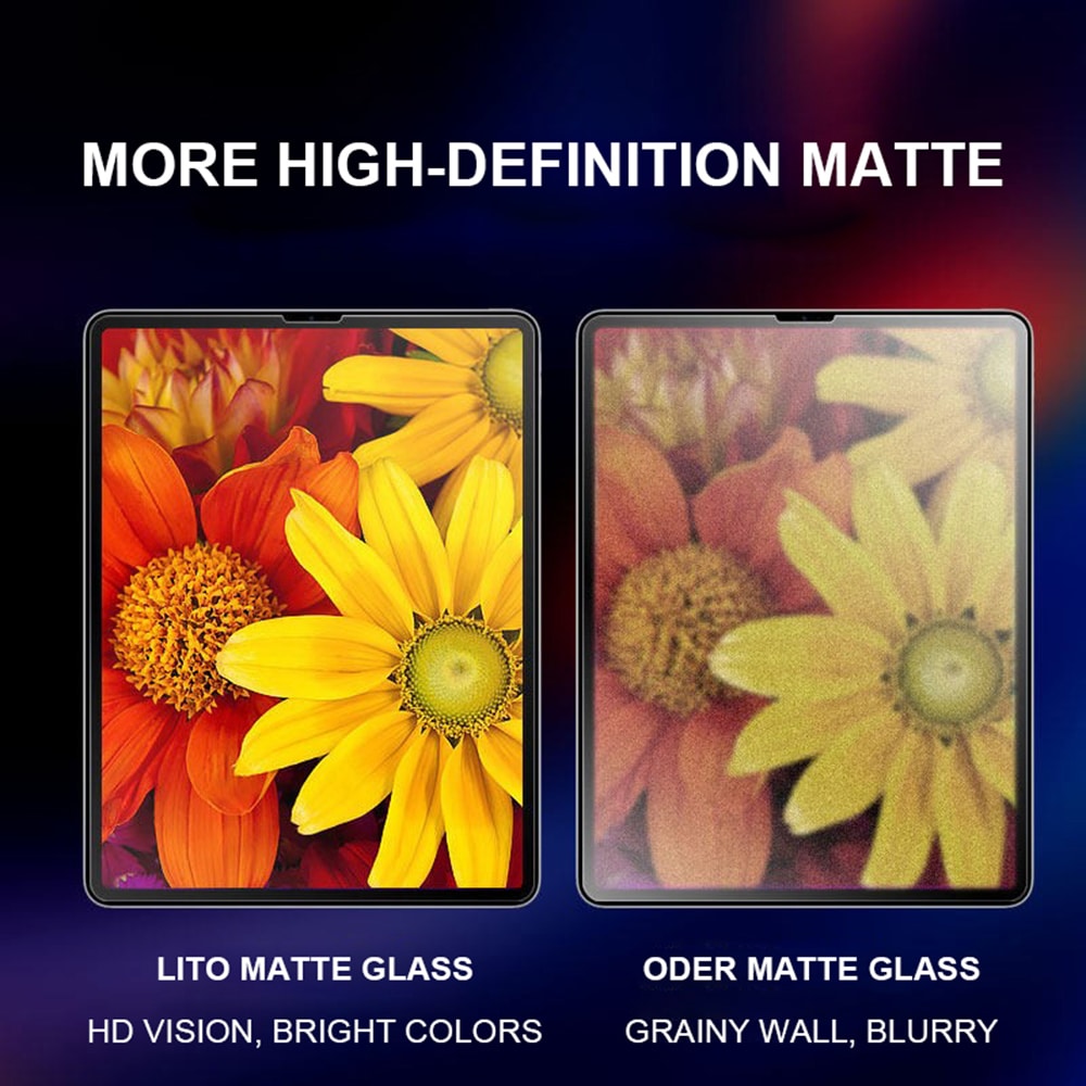 Lito - 2.5D Classic Matte Glass - iPad Pro 11 (2024) - Διάφανο - Image 5