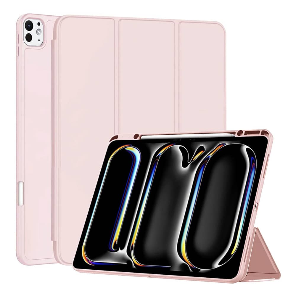 Techsuit - Flex Trifold (with Pencil Holder) - iPad Pro 13 (2024) - Pink - Image 3