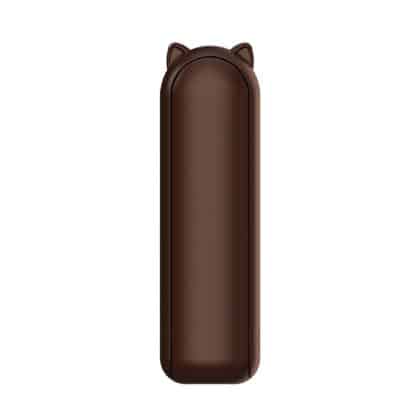 Techsuit - Μίνι Φορητός Ανεμιστήρας Χεριού (HZ001) - 2000mAH, Επαναφορτιζόμενο USB, 3 Ρυθμιζόμενες Ταχύτητες - Καφέ