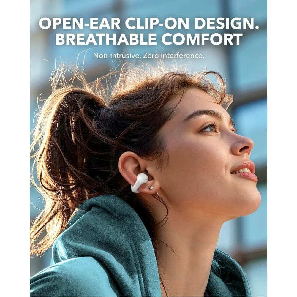 Anker - Ασύρματα Ακουστικά SoundCore C30i (A3330G21) - Bluetooth 5.3, Ανοιχτό Αυτί, IPX4, Μείωση Θορύβου, Μικρόφωνο - Λευκό - Image 3