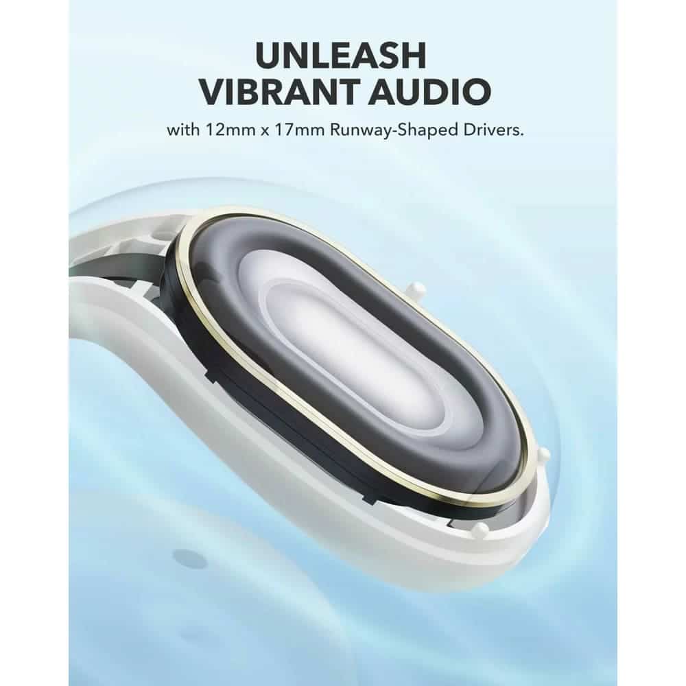 Anker - Ασύρματα Ακουστικά SoundCore C30i (A3330G21) - Bluetooth 5.3, Ανοιχτό Αυτί, IPX4, Μείωση Θορύβου, Μικρόφωνο - Λευκό - Image 8