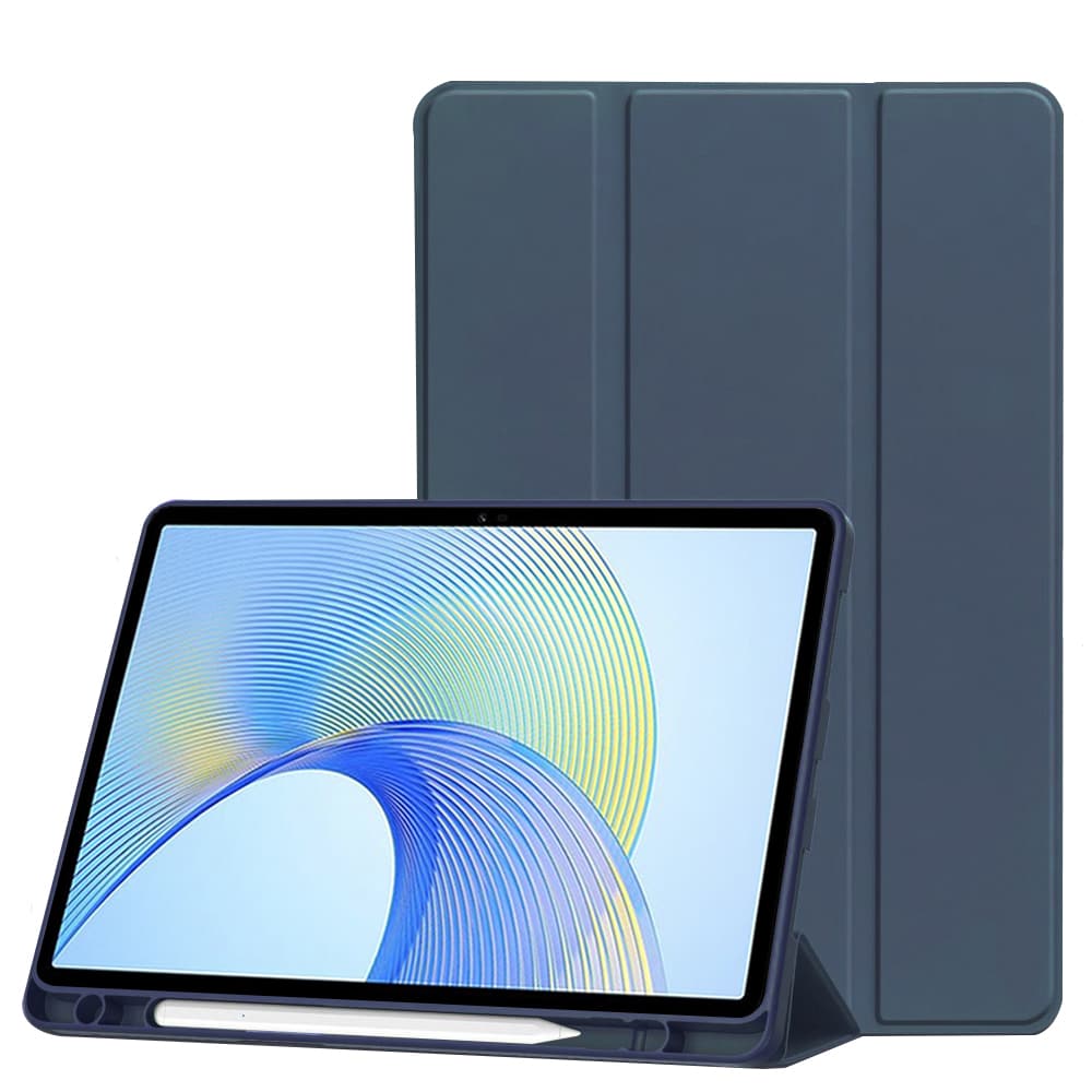 Techsuit - Flex Trifold (με Θήκη για Μολύβι) - Honor Pad X9 / X8 Pro - Σκούρο Μπλε - Image 2