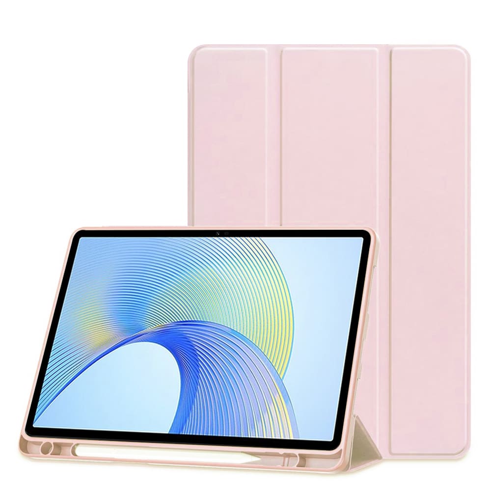 Techsuit - Flex Trifold (με Θήκη για Μολύβι) - Honor Pad X9 / X8 Pro - Ροζ - Image 2