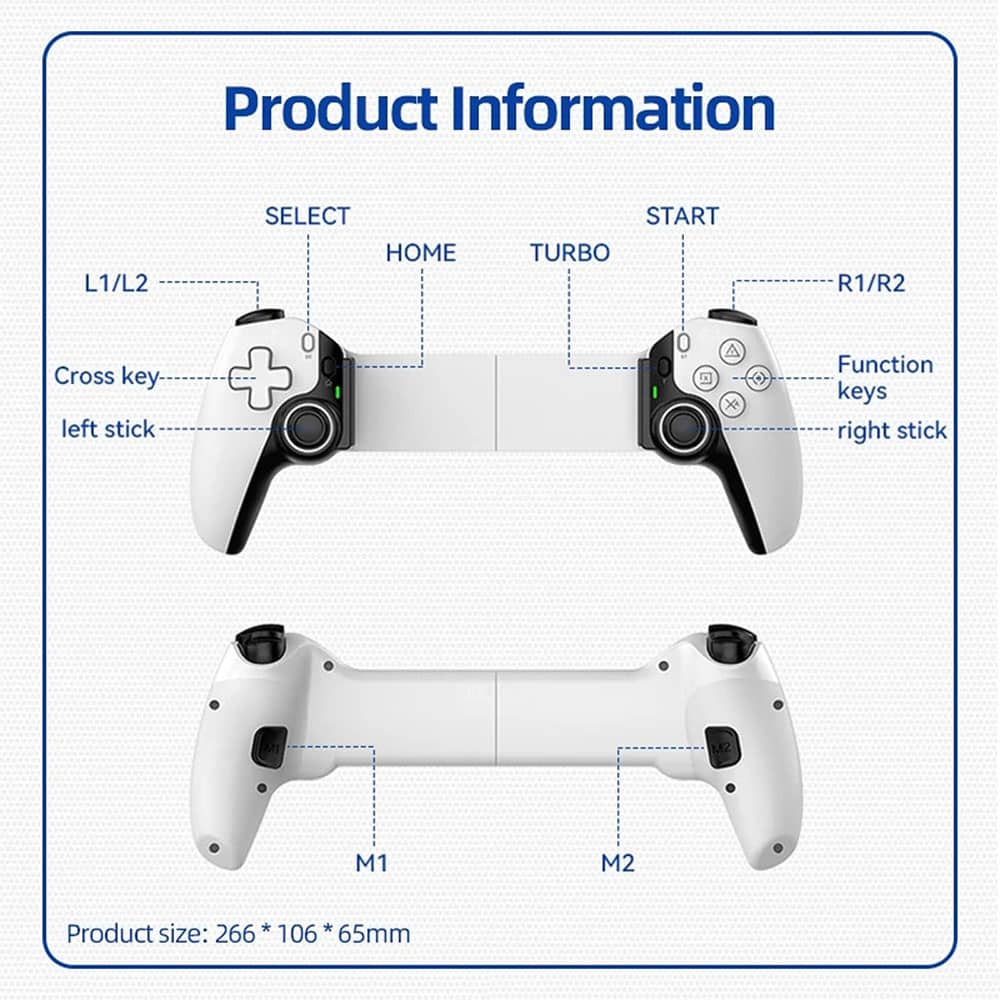 Techsuit - Ασύρματο Τηλεχειριστήριο (BSP-D9) - για NS Switch/PS3/PS4, Bluetooth V5.2, 400mAh - Λευκό - Image 8