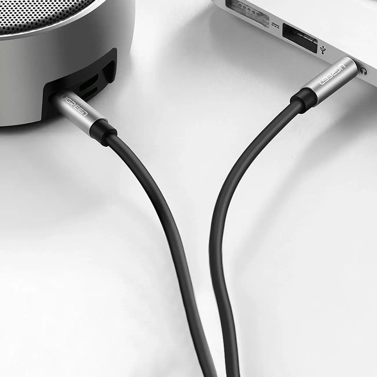 Ugreen AV119 10736 Καλώδιο ήχου mini jack 3.5mm / mini jack 3.5mm 3m - μαύρο - Image 4