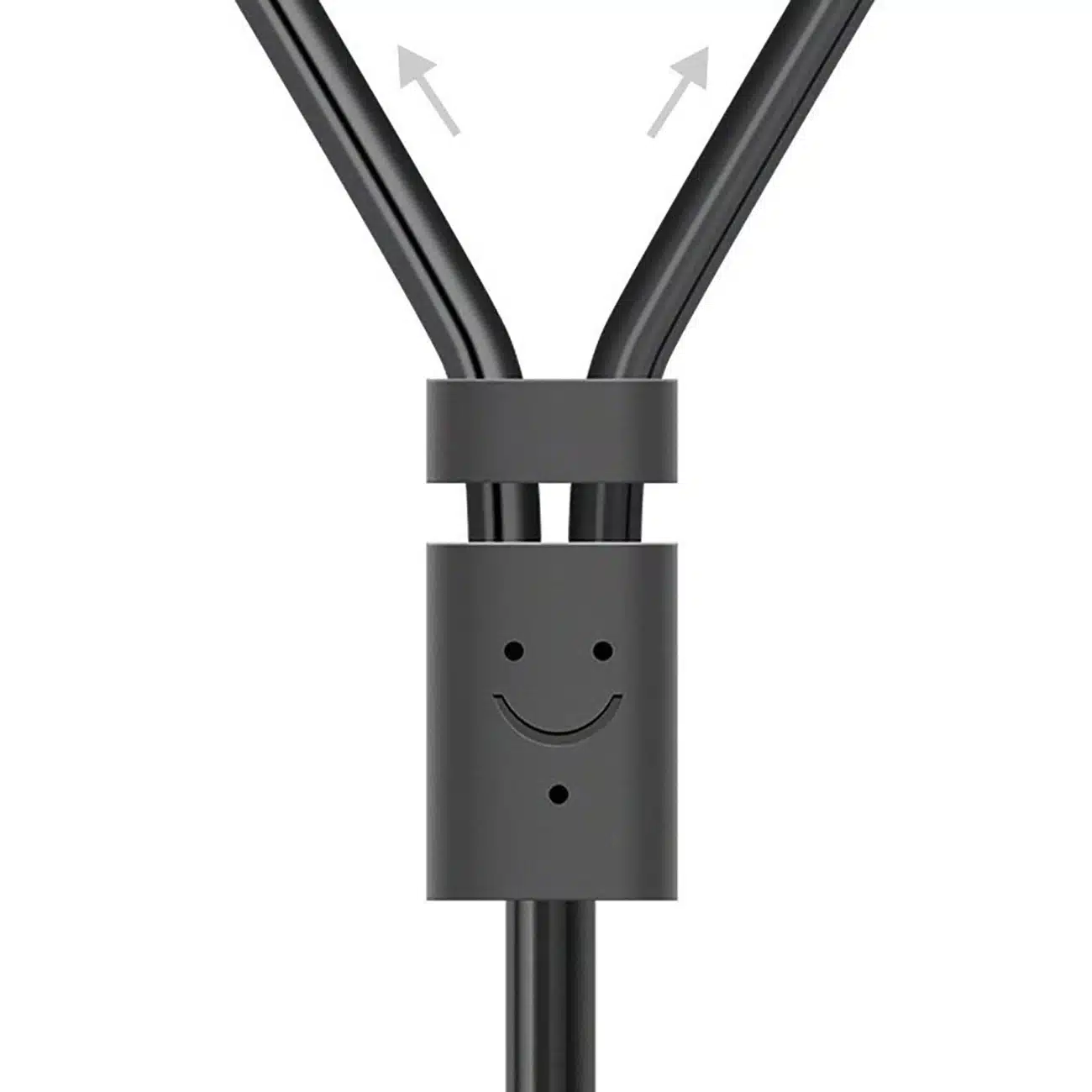 Ugreen AV102 10588 καλώδιο ήχου mini jack 3.5mm (θηλυκό) - 2RCA (αρσενικό) 1m - γκρι - Image 2