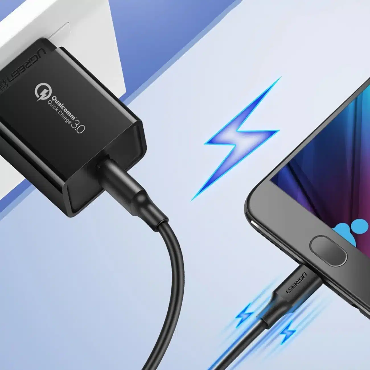 Ugreen US289 60135 καλώδιο micro USB / USB-A 0.5m - μαύρο - Image 4