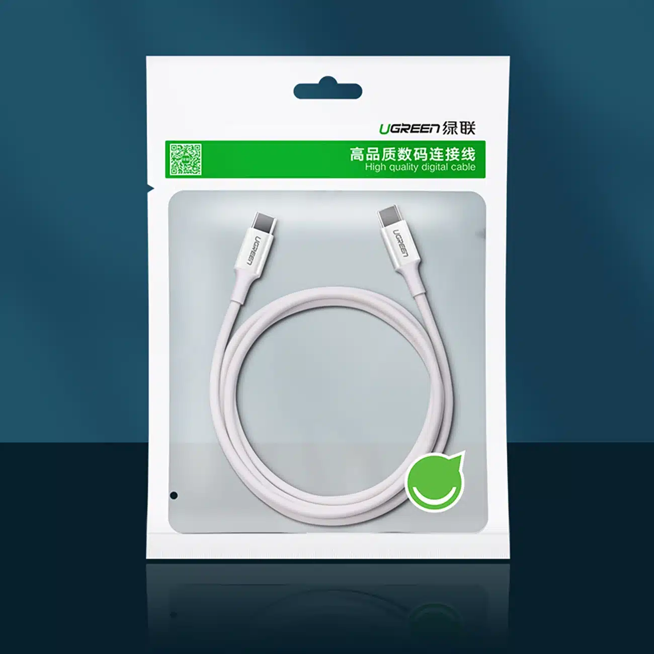 Ugreen US264 60519 καλώδιο USB-C / USB-C PD QC AFC 1.5m - λευκό - Image 10