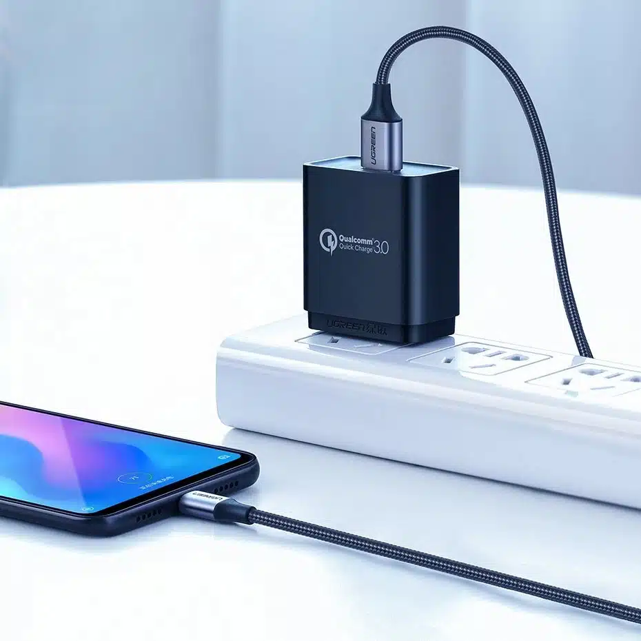 Ugreen US288 60124 καλώδιο USB-A / USB-C QC 3.0 3A 0.25m - γκρι - Image 3
